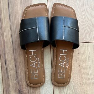 BEACH by Matisse Black and Brown Women's Sandals